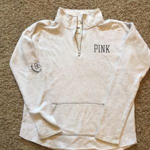 PINK Quarter Zip Pullover